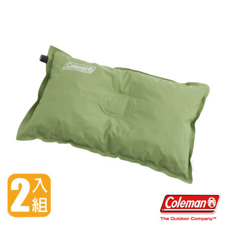 【美國Coleman】自動充氣枕頭(42×26×9cm).附收納袋/可調整高度/ CM-0428 (2入組)✿30E010